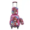 2026 Nueva Mochila Escolar Primaria 3º a 6º Grado Set de Tres Piezas de 16 pulgadas Mochila con Ruedas Mochila para Niños y Niñas Venta al por Mayor