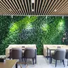 Pared Verde de Plantas Tridimensional, Paisajismo con Flores Artificiales, Pared de Fondo Artificial, Combinación de Paisaje, Decoración de Interiores, Pared de Plantas Simulada