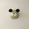Chapéu de Bebê Primavera e Outono Jeans Aba Macia Boné com Aba para Meninos e Meninas Fofo com Orelhas do Mickey Boné de Baseball Super Fofo
