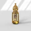Directo de fábrica 6ml 10ml botella octagonal botella de vidrio botella de bola para aceite esencial botella galvanizada portátil vidrio galvanizado vacío