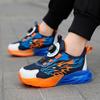 Zapatillas Transpirables para Niños, Niños, Botón, Amortiguadoras, Antideslizantes, Amortiguación de Aire, Malla Elástica Suave, Nueva Primavera, Zapatos de Correr Giratorios
