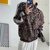 Chaqueta Retro Leopard Print 2025 Nueva de Dongdaemun, Corea, Top Holgado y Versátil para Mujer