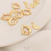 Colgante Pequeño de Estrella Luna Color Oro Bolsa 14K Colgante de Estrella Luna Colgante Hecho a Mano DIY Pulsera Aretes Accesorios de Joyería
