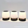 Dimerização por toque e ajuste de temperatura de cor, haste da antena elevável, bateria recarregável substituível, luz noturna LED recarregável para quarto