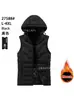 Chaleco de algodón con plumas de alta calidad para hombre, chaqueta acolchada de algodón cálida para otoño e invierno, para comercio exterior transfronterizo