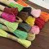 10m/laço corda de papel dupla camada monocromática cor palha de ráfia corda de papel palha linha trançada corda de papel palha dupla camada linha decorativa para chapéu de palha
