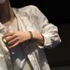 Pulseira Cubana Grossa Estilo Jackson Wang para Mulheres, Design Ins de Verão, Estilo Minimalista Moderno para Homens, Acessórios de Pulseira para Casais, Moda