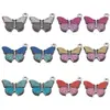 Amazon Transfronterizo Colorido Esmalte Aleación Mariposa Insecto DIY Pulsera Collar Pendientes Llavero Accesorios de Joyería