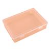 Caja de Almacenamiento de Plástico Transparente Grande Elevada con Tapa, Caja Rectangular para Piezas, Caja Organizadora de Escritorio para Accesorios de Juguetes