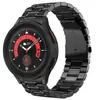 Para Samsung Galaxy Watch 6 classic banda de metal para reloj watch4/5 pulsera de acero inoxidable de cinco eslabones