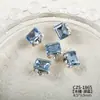 Decoraciones Brillantes para Uñas con Acabado, con Pedrería de Cristal de Alta Calidad con Forma de Huevo de Paloma, Pedrería con Forma de Azúcar Hielo y Pequeños Accesorios para Uñas Portátiles
