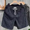 Nuevos Shorts Casuales de Cuadros con Cordón para Hombre Moda Tendencia Versátiles Sueltos Simples Pantalones de Cinco Puntos Tendencia