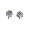 Acero de Titanio Diente Externo Bola de Barro Clavo Enterrado Uña de Labio Accesorios de Bola de Barro para Uñas Accesorios para Piercings Shambala 0.9/1.2/1.0 Diente