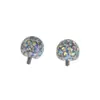 Diente externo de acero inoxidable de 3-5 mm, clavo para enterrar bola de lodo, clavo para labio, accesorios de bola de lodo, accesorios para perforaciones 0.9-1.2 mm