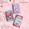 Papelaria Guangbo Autêntico Família Sanrio Caderno Espiral de Bolso Estudante Página Interna com Linha Horizontal Desenho Animado Portátil Pequeno Livro