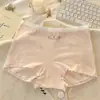 Cueca Boxer Infantil Estilo Japonês Doce Floral Desenho Animado Fofo Borda de Renda Algodão Boxer Briefs para Mulheres