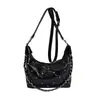 Bolsa Feminina Casual com Strass 2026 Nova Coleção de Primavera Bolsa Transversal Elegante Bolsa Tote Bolsa de Ombro Único para Axila de Nicho