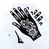 Plantillas de Henna para Manos de Venta Caliente Transfronterizas, Huellas de Mano para Bodas, Decoraciones de Manos para Escenario, Tatuajes Temporales de Mano