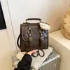 Mochila Retro para Mujer de Gran Capacidad Casual para Estudiante, Mochila Escolar Versátil, Urbana, Moderna, de Alta Gama para Viaje