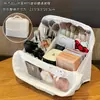 Bolsa de Cosméticos de Pie para Mujer, Gran Capacidad, Bolsa de Almacenamiento con Compartimentos Simples para Cosméticos, Neceser Portátil de Viaje