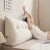 Cojín triangular extraíble y lavable para la cabecera de la cama, respaldo grande, protección de cintura, tatami suave, bolsa de cama