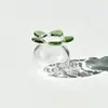 Zibo Cristal Mini Flor Punta del Dedo Pájaro Ramo Adorno de Cristal Regalo Nicho Flor Eterna Decoración de Escritorio Cristal