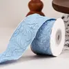 Cinta de Borde en Relieve Tridimensional Flor de Cinta Regalo Boda Ropa Hecho a Mano Lazo Tocado Pasador Accesorios