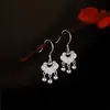 Gancho para oreja de seguridad de plata de ley S925 para mujer, nuevo estilo para verano