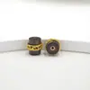 Accesorios de Madera de Agar Natural Pulsera de Plata S925 Chapada en Oro Accesorios para Pulsera Cuentas Espaciadoras Hechas a Mano para DIY Productos Semiacabados