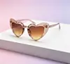 Gafas de sol para amor transfronterizo 2023, protección solar, gafas de corazón, UV400, gafas de sol con brillo de cristal, GAFAS DE SOL