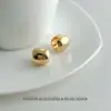 Estilo europeu e americano, brilhantes, de orelha larga, modernos, versáteis, brincos para mulheres, simples, elegantes, com um toque de luxo e sofisticação