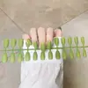 Uñas postizas mate mate Largo T corto T tira parche de uña postiza ballet usar arte de uñas