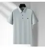 Camisa polo sin costuras para hombre de nailon-spandex, seda de hielo, manga corta, ligera, camisa de aire acondicionado, polo con cuello, uniforme de equipo para hombre, ropa de trabajo, hecho a medida