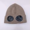 Gafas gorro de lana gorro de punto grueso con forro polar gafas de sol de aviador gorro multiusos hombres y mujeres invierno esquí ciclismo a prueba de frío