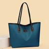 Bolso de Ocio de Gran Capacidad para Comercio Exterior Transfronterizo, Bolso de Hombro Simple Nuevo para Mujer, Bolso Tote Oxford para Estudiante y Viajero