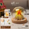 Luz de Noche de Gelatina de Concha de Erizo de Mar Natural Kit de Materiales Hechos a Mano para Bricolaje Adorno Decorativo Regalo para Niños y Novias