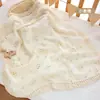 Manta Envolvente de Gasa de Doble Capa para Bebés y Niños Pequeños, Manta Ligera de Gasa para Siestas de Primavera/Verano para Bebés, Manta Cubierta de Gasa Fina a Prueba de Viento para Recién Nacidos para Salidas