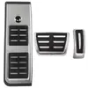Aplicável ao novo Audi A4 B9 16 17 A4 pedal de freio acelerador antiderrapante área de descanso pedais de pé acessórios de modificação