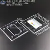 Caja de Plástico PP para Tarjeta SIM Caja Personalizada de Plástico para Tarjeta USB Caja para Tarjeta de Comida de Autobús Funda Protectora Caja con Bandeja Transparente de PS para Tarjeta SIM