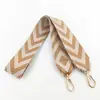 Nueva correa de hombro ancha y gruesa, bandolera de un solo hombro, correa no ajustable, bolso de mujer con bordado de jacquard colorido, accesorios, correa de bolso