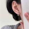 Pendientes de Tuerca de Perla Diseño de Lujo Ligero Aguja de Plata Moda Coreana de Alta Gama Temperamento Nuevo Estilo Caliente Pendientes Nicho Puños para la Oreja
