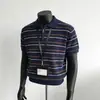 Camisa Polo de Punto de Seda Helada para Hombre Estilo Old Money, Camisa Polo Casual de Verano con Cuello Campana, Camiseta para Hombre