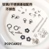 Anillo Abierto de Acero Inoxidable Abridor de Anillos Anillo Colgante Herramientas Auxiliares Hechas a Mano para Joyería DIY Accesorios Básicos Pulsera