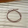 Coreano Banda Elástica de Goma Tendón Básico Anillo para el Cabello Adorno para la Cabeza Rojo Cibernético Cuerda para la Cabeza Anillo Pequeño Simple Cuerda Fina para el Cabello Liga para el Cabello de Niña