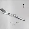 Acero inoxidable 410 vajilla de restaurante traje de vajilla occidental brillante cuchara para hielo los cuatro principales cuchillo tenedor cuchara cuerpo desnudo