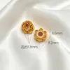 Retenção de Cor Alta Método Antigo Areia Dourada Diamante Incrustado em Ouro Contas Espaçadoras com Contas Pingente Solto DIY Manual Pulseira Pingente de Franja Acessórios