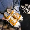 Zapatos de Lona Clásicos Réplica Estilo 1970s para Mujer K-Style Harajuku Ulzzang Color Arcoíris Tenis de Estudiante Tendencia