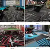 Alfombras para Salas de Billar Completamente Instaladas, Alfombras Impresas Específicas para Hoteles, Alfombras para Salas de Billar Comerciales de Gran Área, Pisos de Cemento Resistentes al Fuego