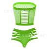Ropa interior sexy de dos piezas para mujer nueva jacquard de malla sexy cadera ropa de red comercio exterior w305