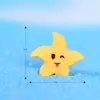 Pinza de pelo de estrella de mar de resina decoración para pegar en el teléfono móvil regalo museo del mar acuario micro paisajismo Vista al mar adornos pequeños